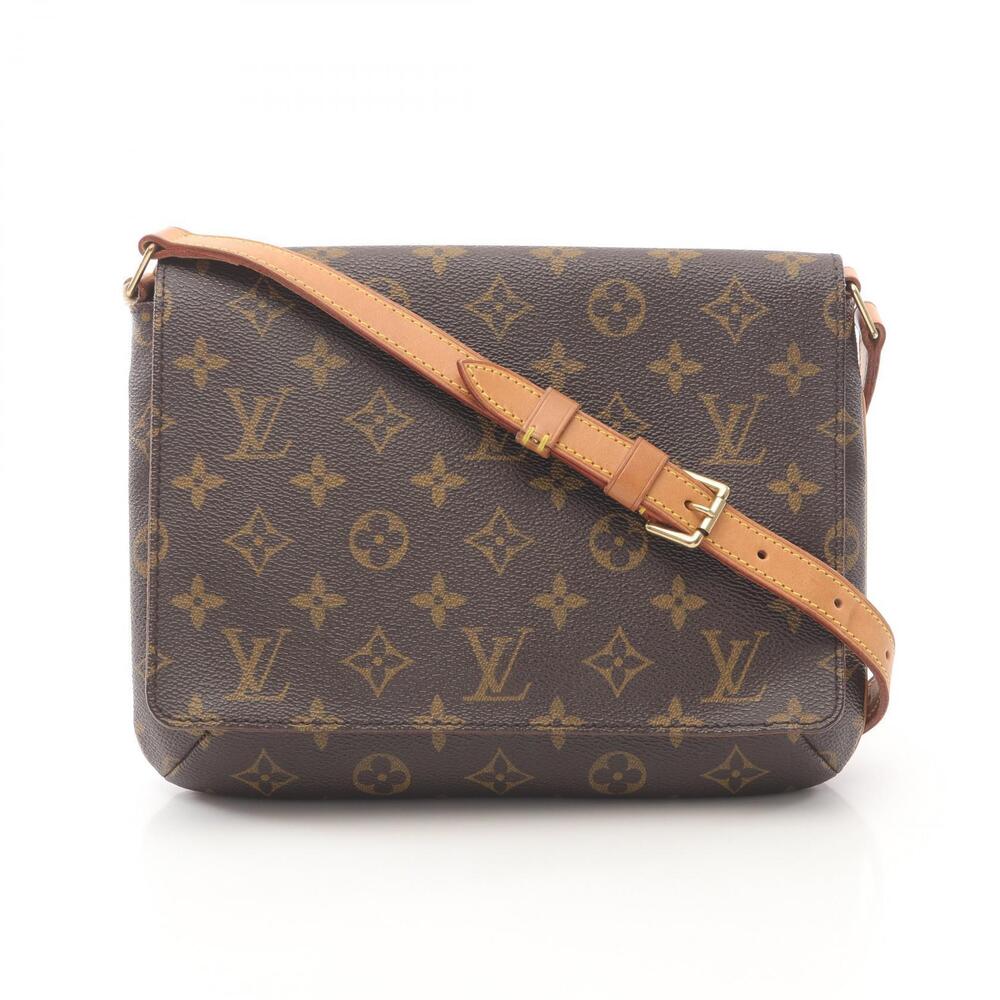 Louis Vuitton Musette Tango Short Strap Monogram Shoulder Bag Canvas Leather